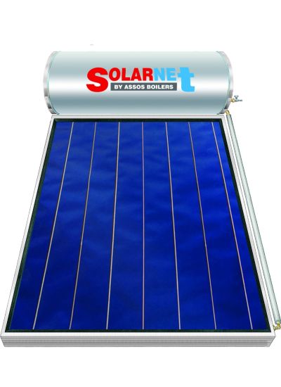 Assos Solarnet  SOL 120lt/ 2 Διπλής Ενέργειας