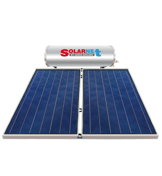 Assos Solarnet SOL 200lt E / 4 Διπλής Ενέργειας