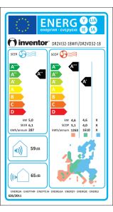 Inventor Dark 18000btu Επίτοιχη Μονάδα Κλιματισμού 